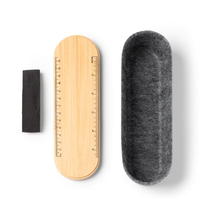 Recycled Felt & Bamboo Case